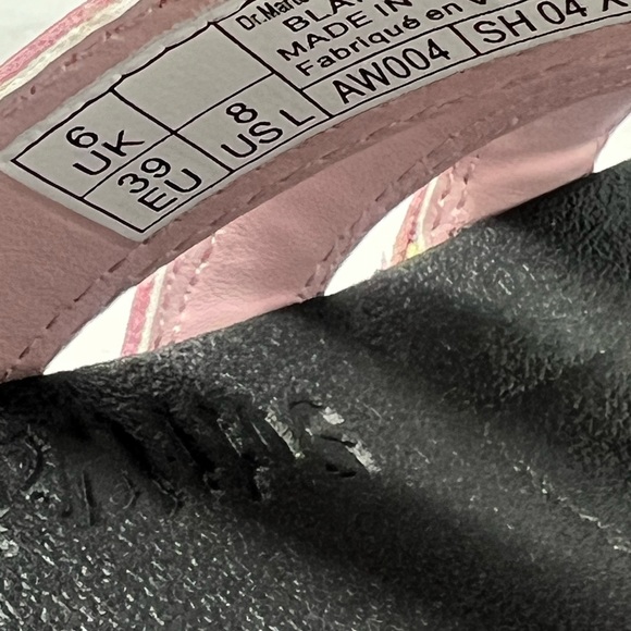 Dr Marten Blair Slides pink straps - Picture 7 of 8